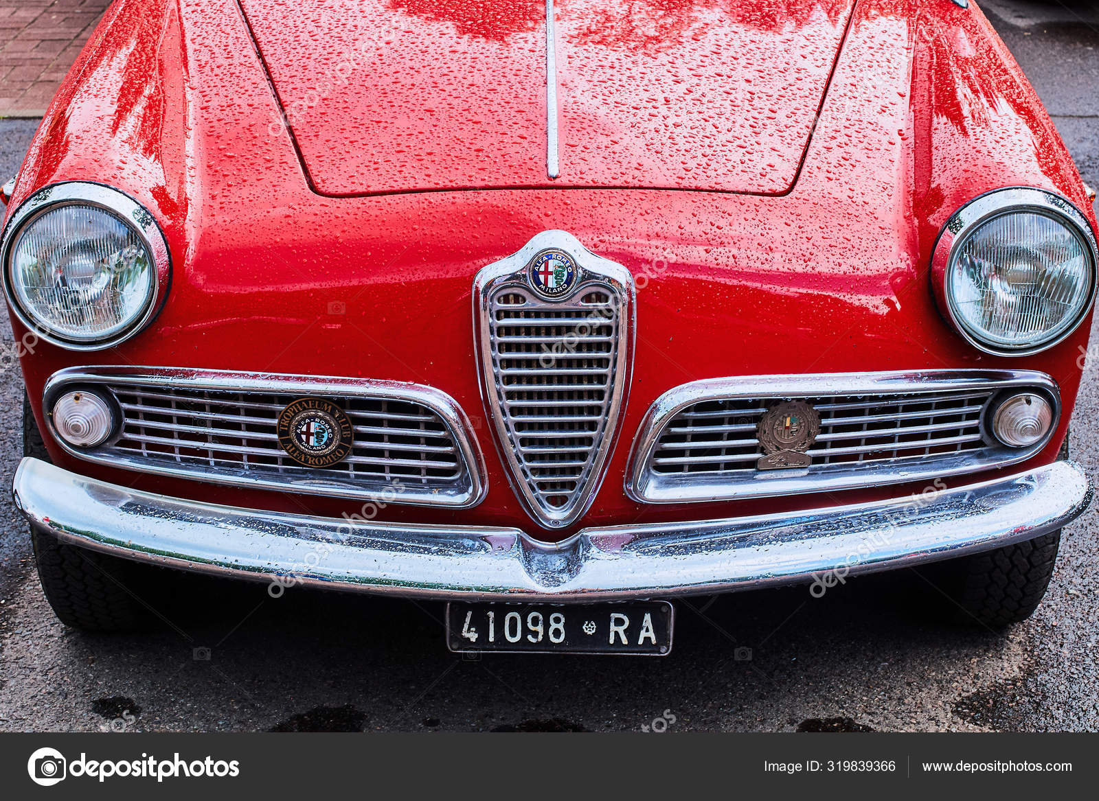 Alfa Romeo Giulietta Sprint – Стоковое Редакционное Фото.