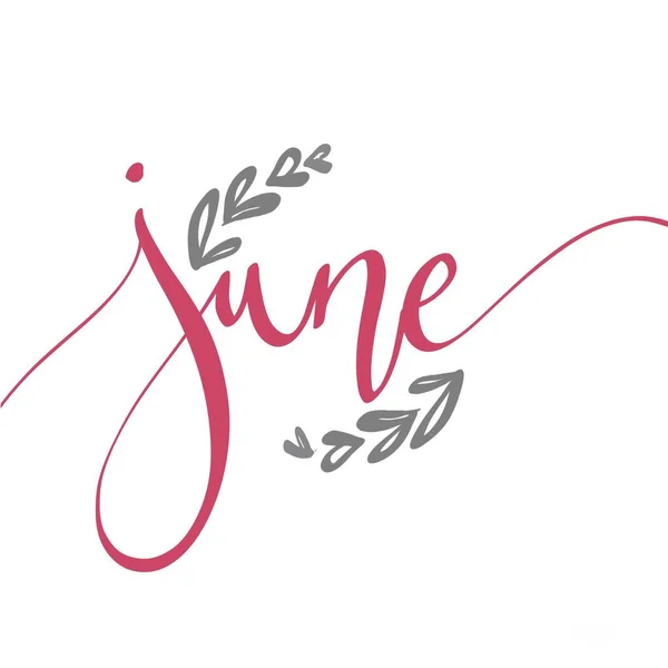 June Modern Calligraphy