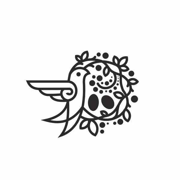 Roztomilé Jemné Logo Pro Vše Týká Rodiny Péče Dětí — Stockový vektor