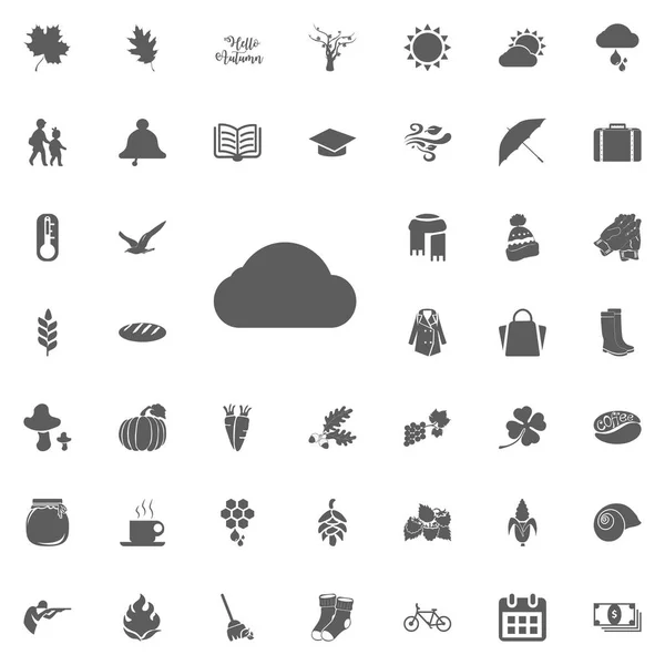 Icono de nubes — Vector de stock