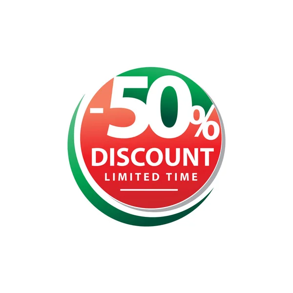 Red 10 percent discount sign — Stock Vector © newartgraphics 27691611