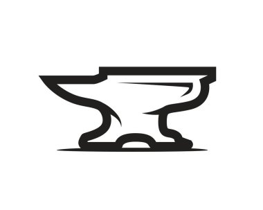 örs illüstrasyon, smith aracı, beyaz arka plan üzerinde izole simgesi tasarım ana hatları