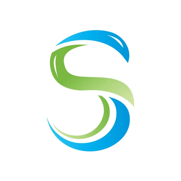 Buchstabe Logo Elegante Anfangsbuchstaben Symboldesign Isoliert Auf Weißem Hintergrund — Stockvektor