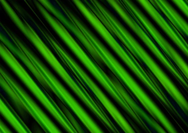 Achtergrond van golvende strepen groene tinten verzameld in een hoek — Stockfoto