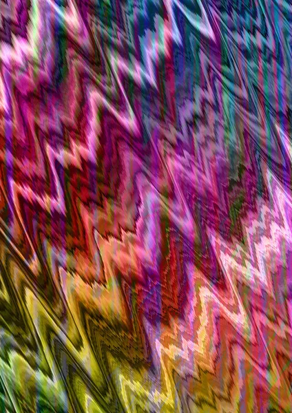 Chaotische zigzag vorm in de kleuren paars en magenta — Stockfoto