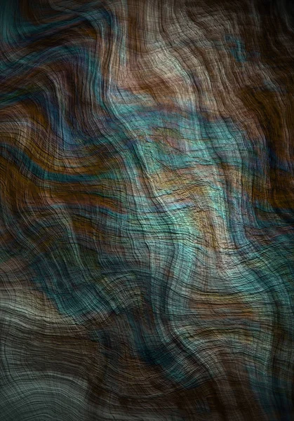 Yeşil ve dalgalar kaplı kahverengi tonları siyah kabartma şeritler — Stok fotoğraf