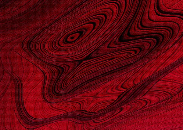 Abstrakti Tausta Ulos Pyöristetty Muotoja Aaltoileva Raidat Punainen Musta Sävyjä — kuvapankkivalokuva