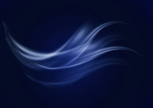 Abstraktní Tmavě Modré Pozadí Aktuální Konkávní Modré Namodralé Vlny — Stock fotografie