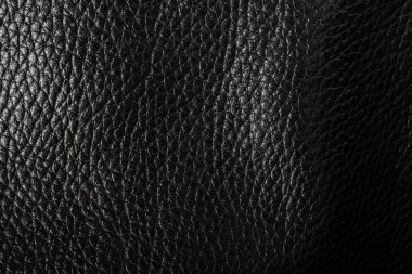 Siyah deri geniş doku arkaplanı