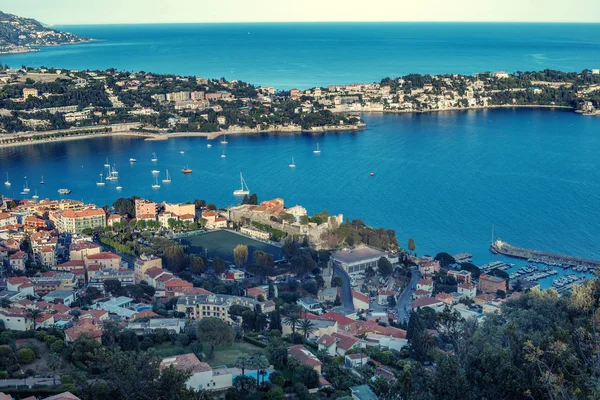 Cote dAzur Francia. Resort de lujo y bahía de la riviera francesa —  Fotos de Stock