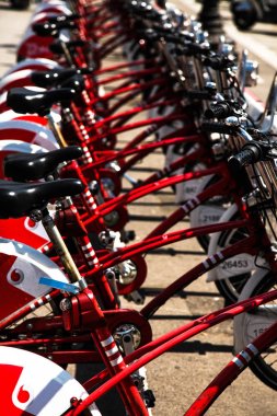 Bisiklet Barselona'da park yeri