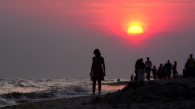 Hafta sonu deniz kenarında