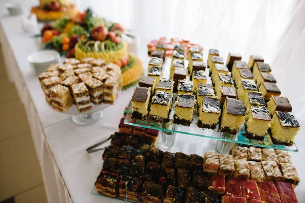 candy buffet, delicious Candy bar at a wedding