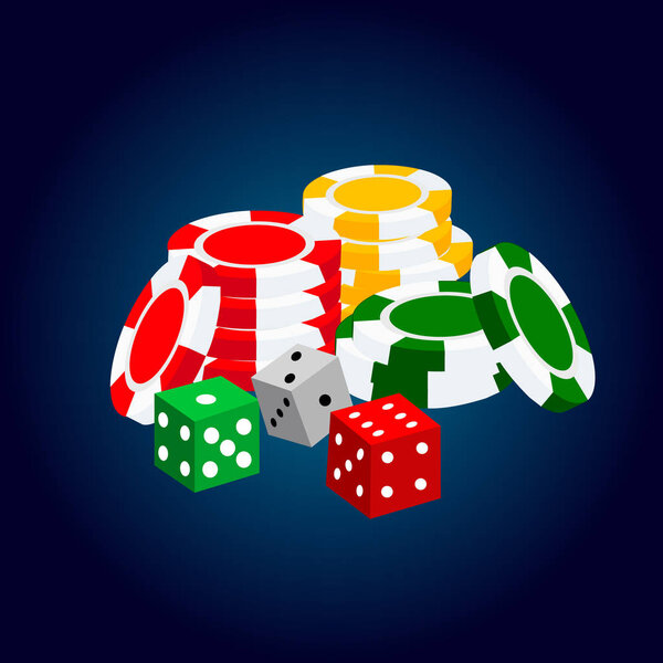 Realistic casino elements: