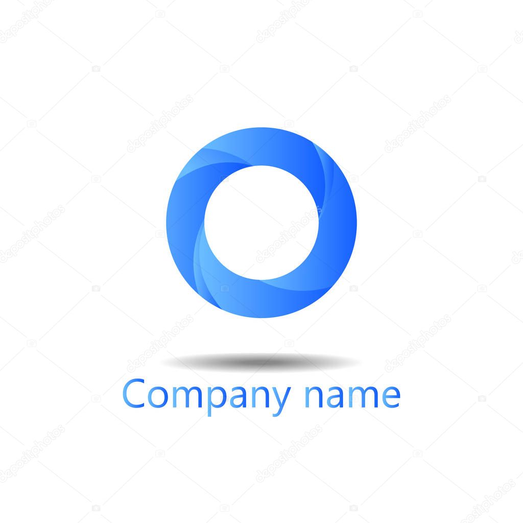 Logo design. Vector illustration.company logo design background