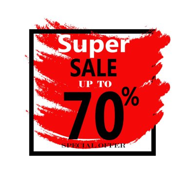 Satış afişi şablonu tasarımı