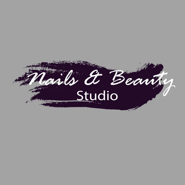 Nail studio logo — Vettoriale Stock