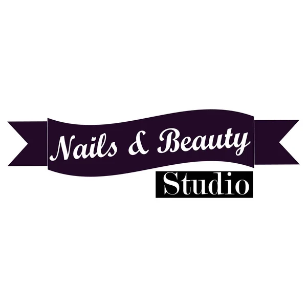 Nagel studio logo — Stockvector