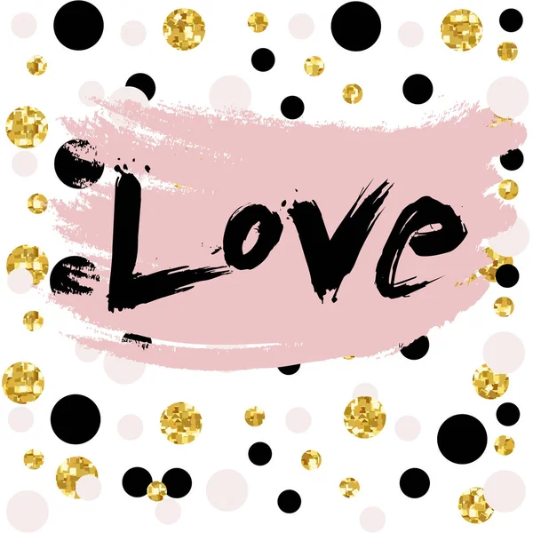 Amor Dia dos Namorados, cartão de design de casamento, papel de parede, envolvimento, têxtil Vector Ilustração — Vetor de Stock