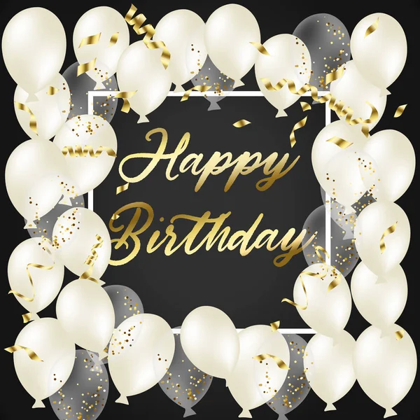 tatil illüstrasyon izole parlak doğum günü, beyaz balon demet