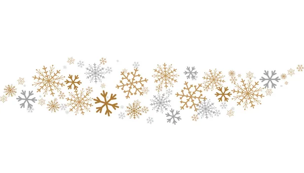 Soyut Noel kar taneleri vektör arka plan