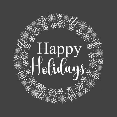 Noel ve yeni yıl kutlama kış mutlu tatil metni. Hat sanatı