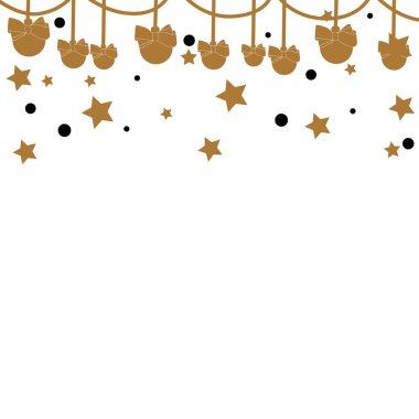 Noel yıldızı ve dekorasyon top