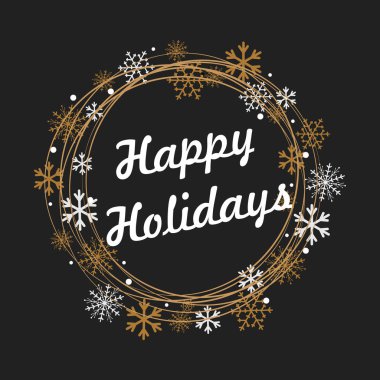 Noel ve yeni yıl kutlama kış mutlu tatil metni. Hat sanatı