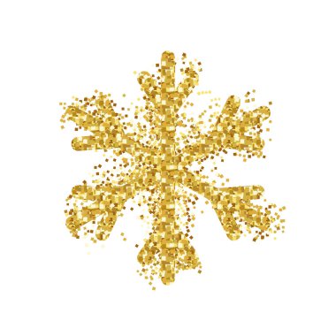 Vektör arka plan ile parlayan kar tanesi