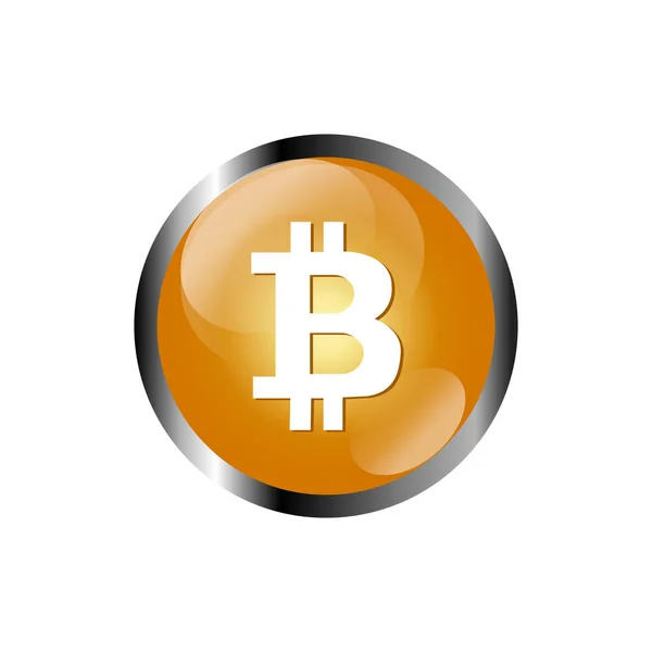 Bitcoin Kripto Döviz Alım blockchain düz logosunun renkli üçgen arka plan.