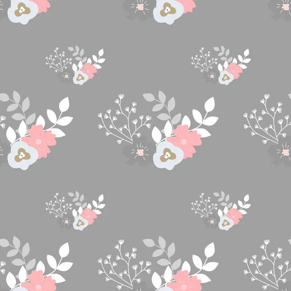 Seamless floral background — Stock Vector