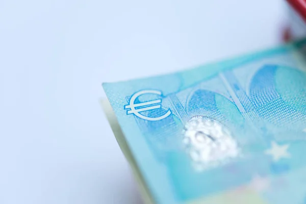 Dinero Euro Monedas Billetes — Foto de Stock