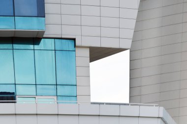 Şehir hayatı - modern kentsel mimari geometri.