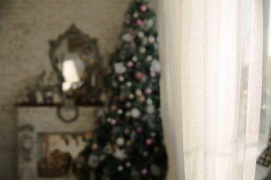 Bulanık Noel arkaplanı