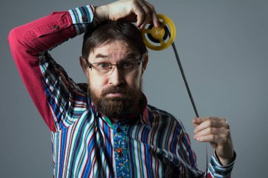 Sakallı adam makara film