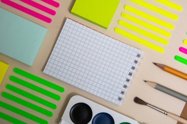 İleti örneği bir defter ile çapraz olarak