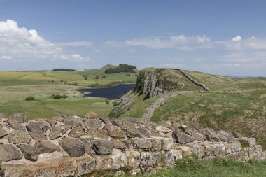 Highshield Crags Hadrians Wall clipart