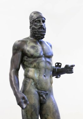 Riace Bronze statue B clipart