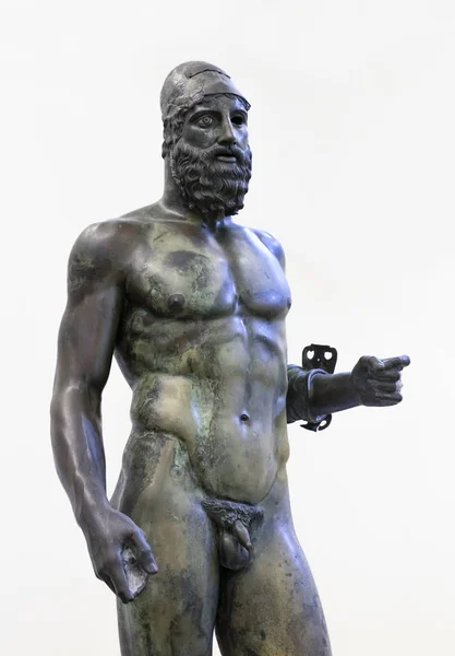 Riace Χάλκινο άγαλμα Β — Φωτογραφία Αρχείου