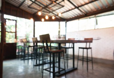 Kafenin arka planı bulanık. kopyalama alanı ile.