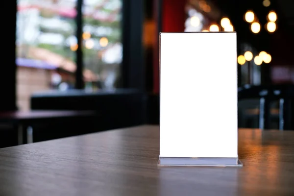 Menü Çerçeve ayakta ahşap tablo Restoran Cafe Bar kadar alay