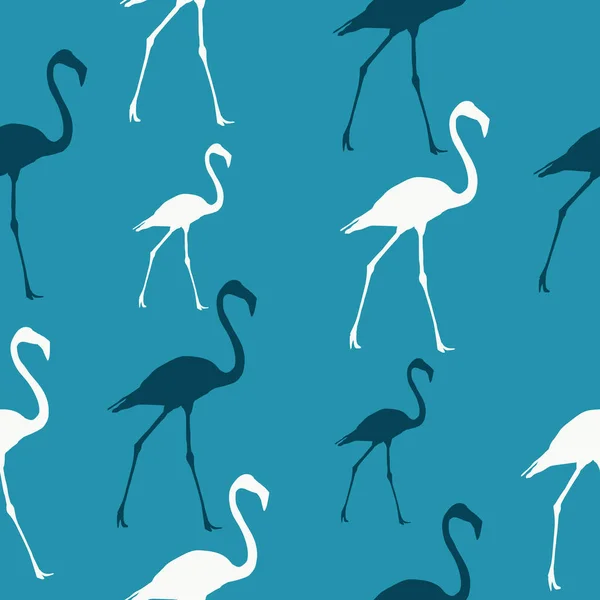 Nahtlose Muster Flamingo — Stockvektor