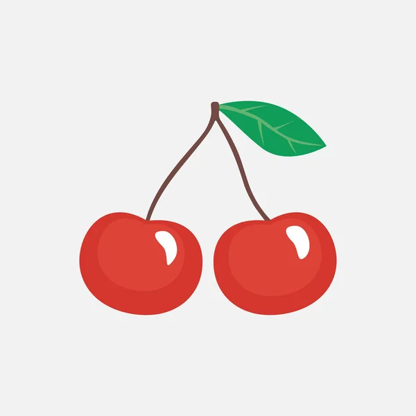 Illustratie cherry mooie — Stockvector