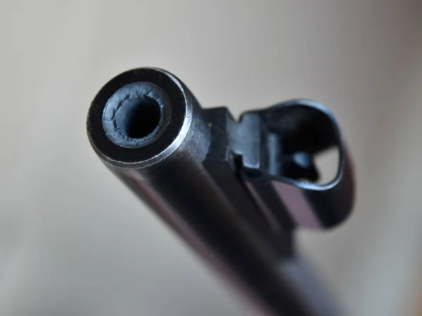 Muzzle of fhe rifle barrel 6 Stock Photo