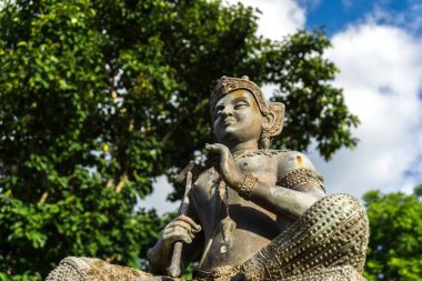 Vishnu bronz heykeli