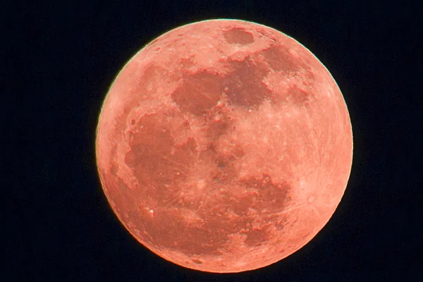 Röd måne Orange för bakgrund. — Stockfoto
