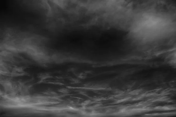 Sky black and white background. — Stock Photo, Image