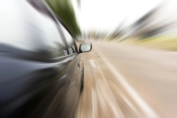 Velocidade do carro, conceito de viagem . — Fotografia de Stock