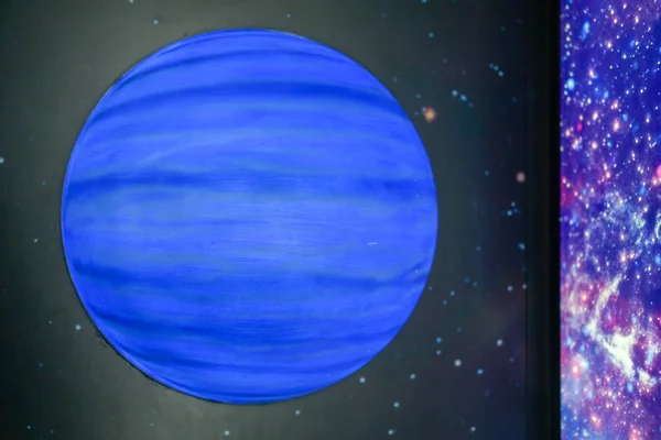 Modellen Uranus, vetenskapliga begrepp till stjärnorna. — Stockfoto