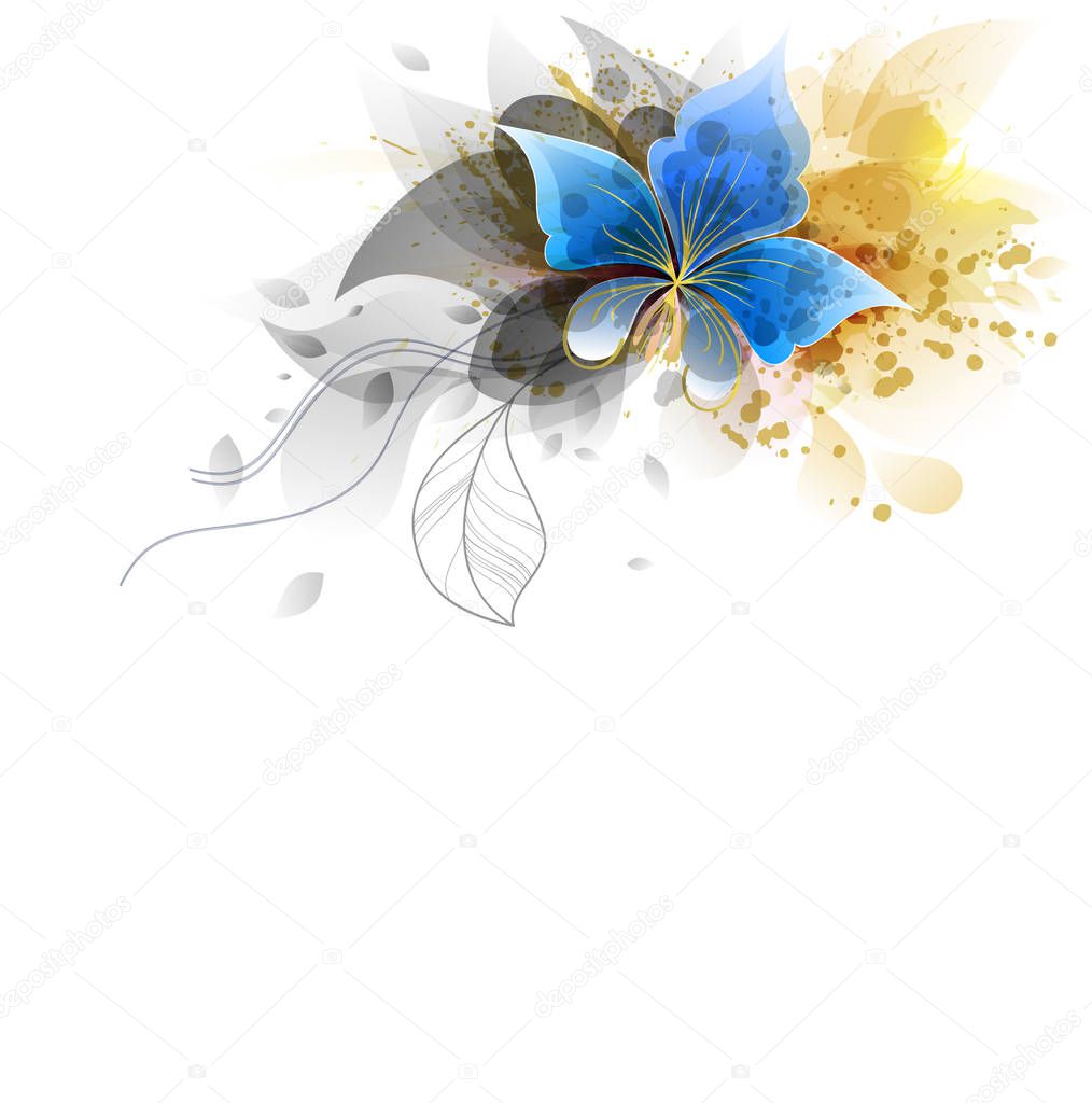 Abstract floral colorful background